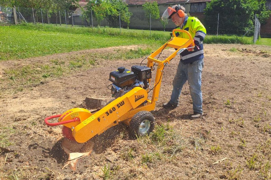 Tuskó marás, fatönk eltávolítás